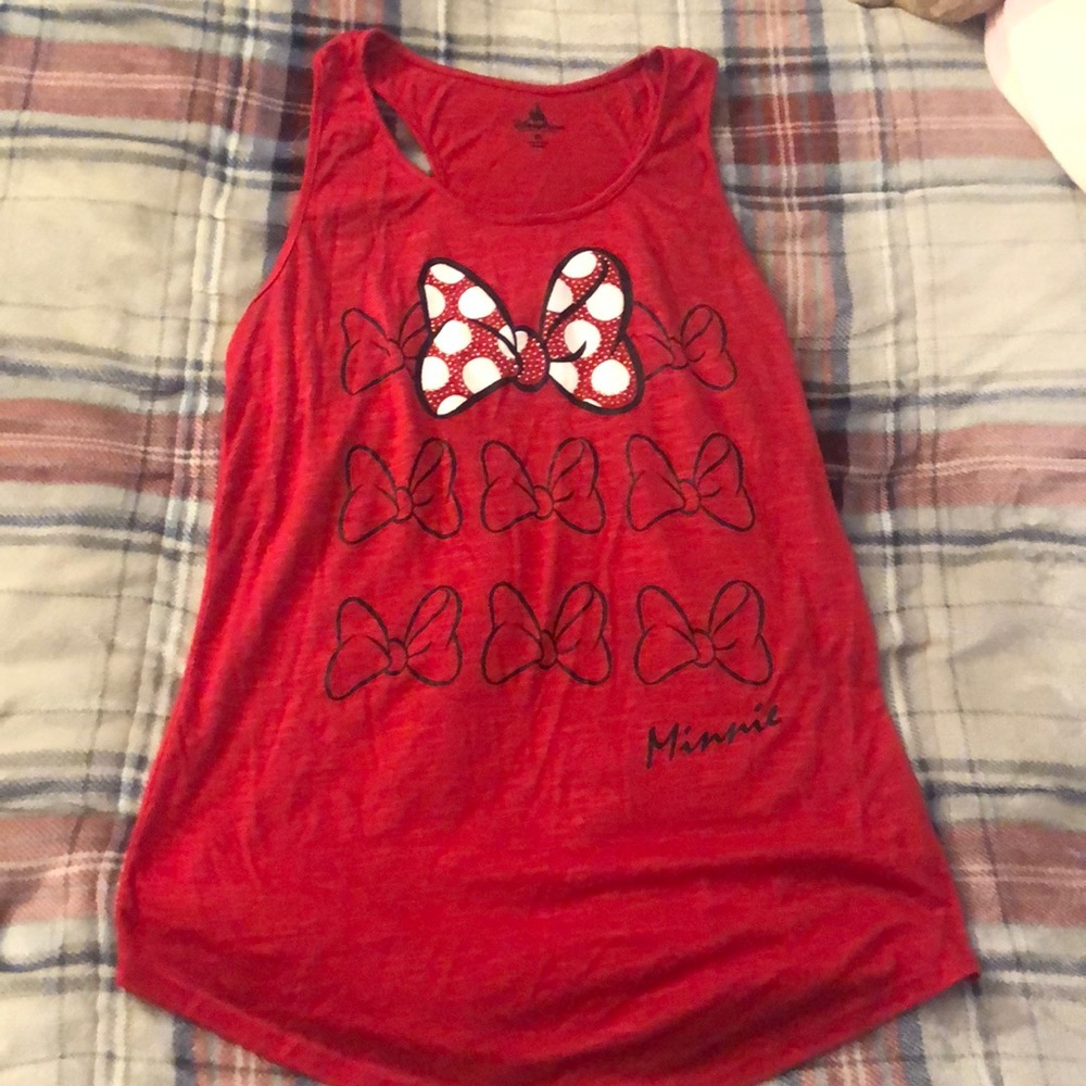Minnie Mouse racer back tank top